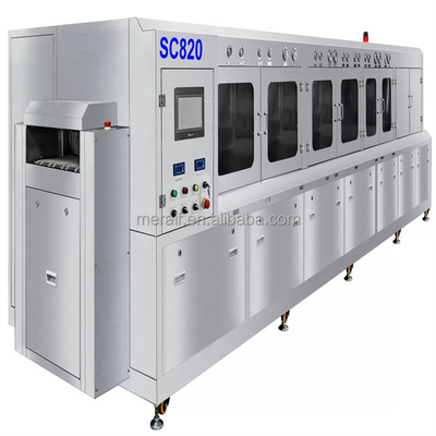 600mm Breite Wäschemaschine des flusses Netto-Halbleiters Sus304 Verpackenchemische für IGBT, IPM und LEADFRAME