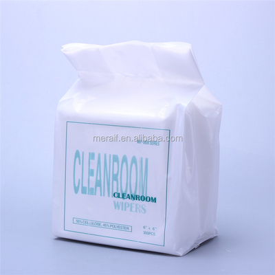 Fabrikgroßhandel 1009le Polyester fusselfreier Cleanroom-Wischer 100% für industrielles