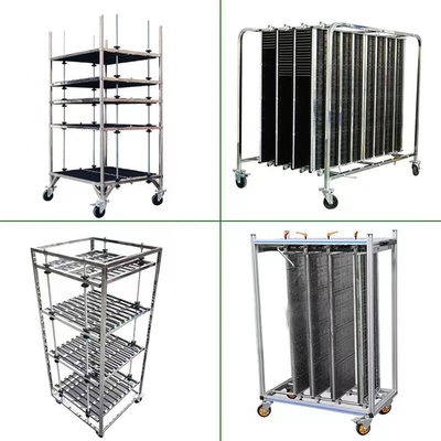 SMT Antistatisches ESD-Magazin-Rack Anti-statisches PCB-Magazin-Rack für PCB-Bauanlage-Pick-and-Place-Maschine