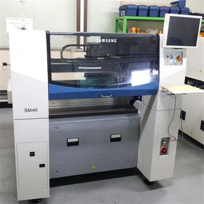 Ursprüngliche benutzte SMT-Chip mounter Maschine Samsung SM411 wählen aus und setzen Maschine